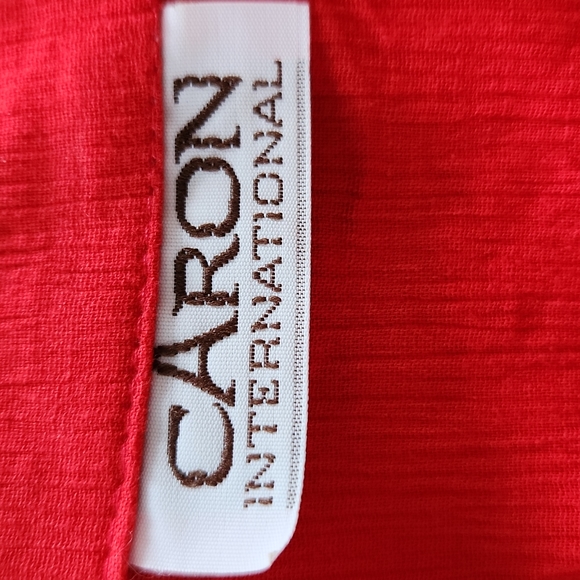 vintage ,ladies red rompers - Picture 8 of 9